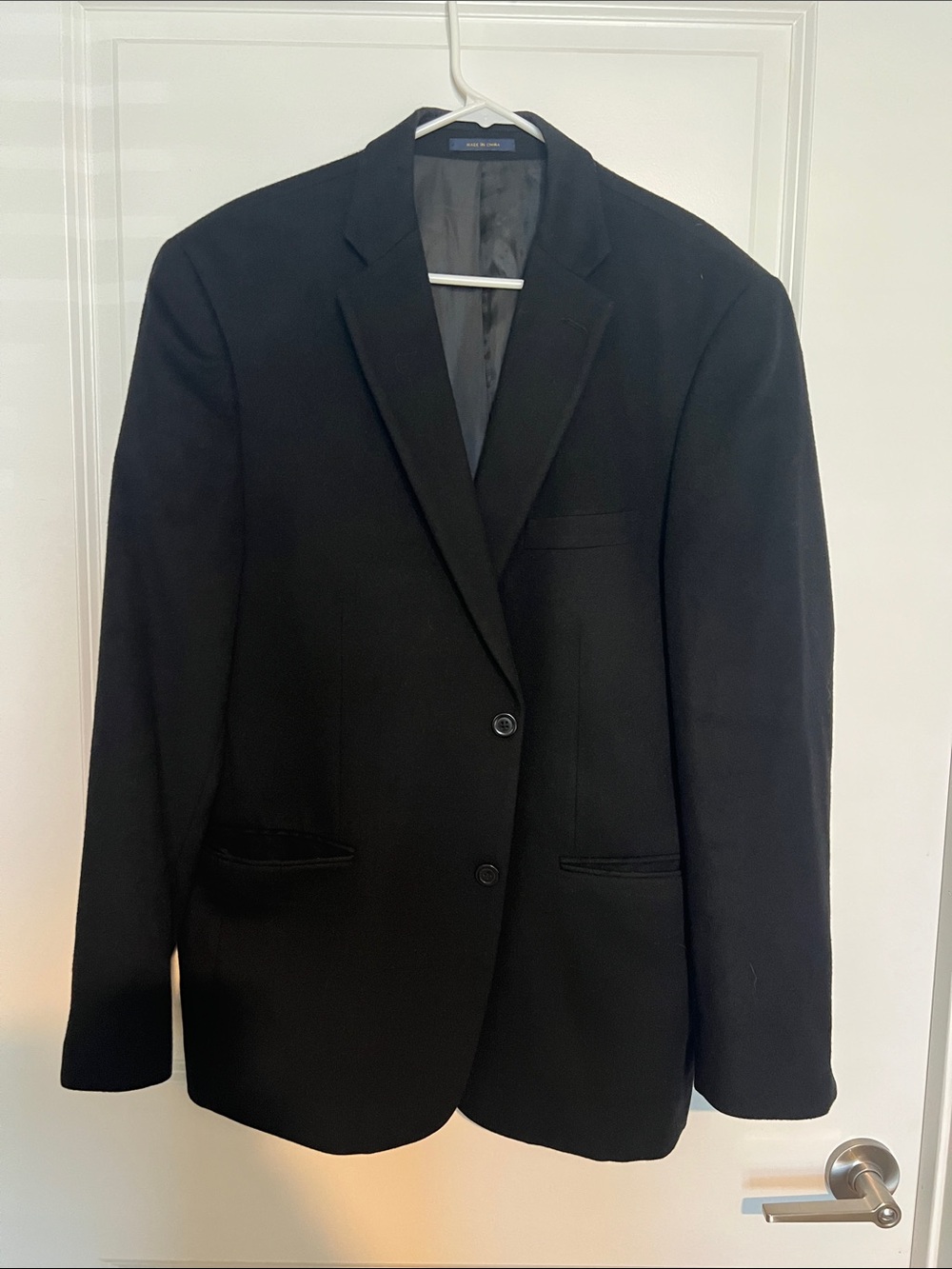 Club Room Black Single-Breasted Men's Blazer